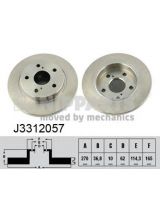 NIPPARTS J3312057 Тормозной диск задний