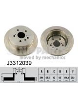 NIPPARTS J3312039 Тормозной диск задний