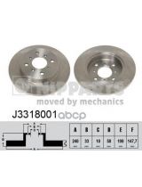 NIPPARTS J3318001 Тормозной диск задний