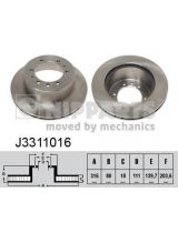 NIPPARTS J3311016 Тормозной диск задний