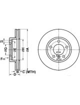 ATE 24.0122-0271.1 Тормозной диск передний