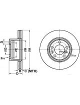 ATE 24.0122-0103.1 Тормозной диск передний