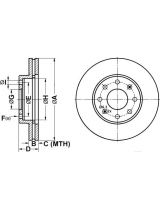 ATE 24.0120-0227.1 Тормозной диск передний