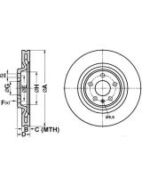 ATE 24.0122-0272.1 Тормозной диск задний