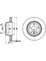 ATE 24.0120-0178.1 Тормозной диск задний