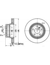 ATE 24.0120-0191.1 Тормозной диск задний
