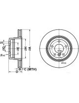 ATE 24.0120-0206.1 Тормозной диск задний