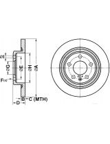 ATE 24.0112-0189.1 Тормозной диск задний