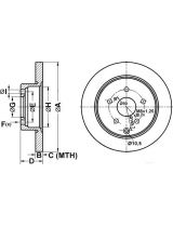 ATE 24.0110-0320.1 Тормозной диск задний