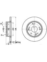 ATE 24.0109-0158.1 Тормозной диск задний