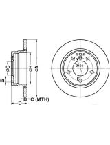 ATE 24.0110-0202.1 Тормозной диск задний