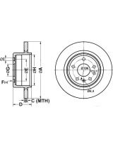 ATE 24.0110-0274.1 Тормозной диск задний