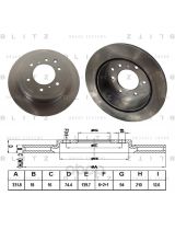 BLITZ BS0381 Тормозной диск