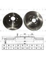 BLITZ BS0308 Тормозной диск
