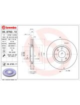 BREMBO 09.8760.11 Тормозной диск передний