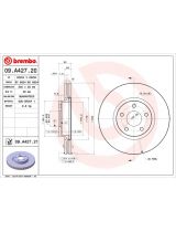 BREMBO 09.A427.21 Тормозной диск передний