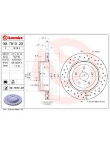 BREMBO 09.7813.2X Тормозной диск задний