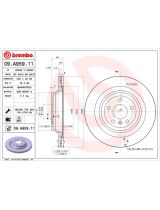 BREMBO 09.A959.11 Тормозной диск задний