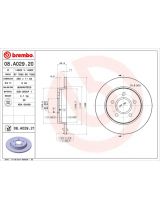 BREMBO 08.A029.21 Тормозной диск