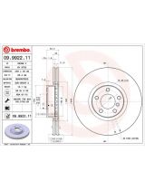 BREMBO 09.9922.11 Тормозной диск