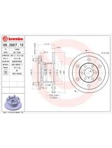 BREMBO 08.3907.10 Тормозной диск передний