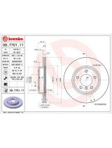 BREMBO 09.7701.11 Тормозной диск передний