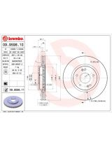 BREMBO 09.9598.10 Тормозной диск передний
