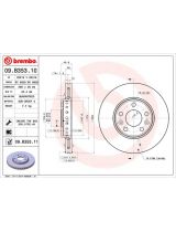 BREMBO 09.B353.11 Тормозной диск передний