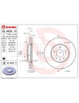 BREMBO 09.A630.11 Тормозной диск передний
