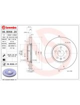 BREMBO 09.B356.21 Тормозной диск передний