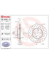 BREMBO 09.A455.1X Тормозной диск передний