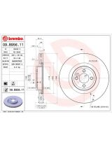 BREMBO 09.B956.11 Тормозной диск передний