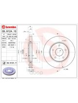 BREMBO 09.N124.11 Тормозной диск передний
