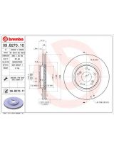 BREMBO 09.B270.10 Тормозной диск