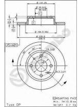 BREMBO 08.5211.10 Тормозной диск