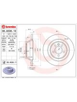 BREMBO 08.A536.11 Тормозной диск с покрытием