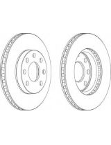 Ferodo DDF151 Тормозной диск