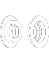 Ferodo DDF1410 Тормозной диск