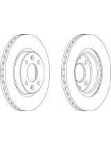 Ferodo DDF1096 Тормозной диск