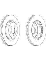 Ferodo DDF1434C-1 Тормозной диск с покрытием