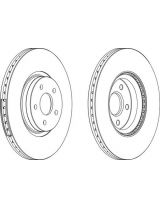 Ferodo DDF1649C-1 Тормозной диск с покрытием