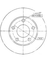 Patron PBD1542 Тормозной диск задний