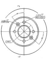 Patron PBD1030 Тормозной диск задний