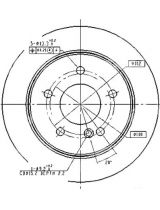 Patron PBD2653 Тормозной диск задний