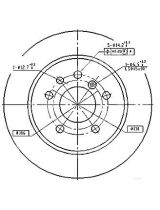 Patron PBD1613 Тормозной диск задний