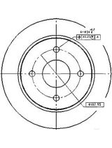 Patron PBD1654 Тормозной диск задний
