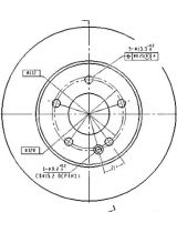 Patron PBD2654 Тормозной диск передний