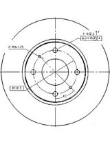Patron PBD4054 Тормозной диск передний