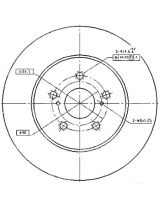 Patron PBD4493 Тормозной диск передний