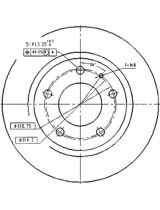 Patron PBD2705 Тормозной диск задний